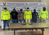 Los sospechosos fueron detenidos y llevados a la Unidad Judicial de Flagrancia.
