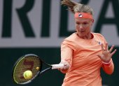 Kiki Bertens tuvo un desgastante partido que le generó calambres en su organismo.