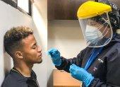Imagen Referencia. Barcelona realizó pruebas de coronavirus a su plantilla tras el duelo ante el Junior de Barranquilla.
