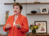 La titular del FMI, Kristalina Georgieva, felicitó a Lenín Moreno por el nuevo acuerdo, la semana pasada.