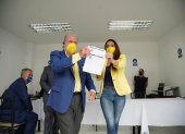 El binomio presidencial de Avanza, conformado por Isidro Romero y Sofía Merino fue el último en solicitar la inscripción en el CNE.