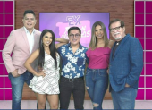 Christian Albán, Joselyn Encalada, Mauricio Altamirano, Lidia Cristian y Héctor Cáceres.