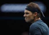 El español Nadal no pudo ocultar su decepción por el resultado.