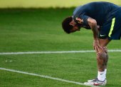 Los brasileños esperaron la recuperación de Neymar, pero esta no se dio.