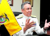 Quiteño, de 59 años. Es el comandante general de la Armada del Ecuador desde diciembre de 2018.
