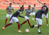 El combinado de Perú trabaja con normalidad previo al juego contra Argentina
