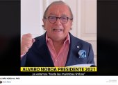 Aspirante. Álvaro Noboa se queja: dice estar hasta las marimbas.
