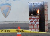 Muestra. En el GIR se hizo la demostración de los daños de la pirotecnia.