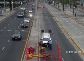 La avenida 25 de Julio está parcialmente cerrada, a la altura de Sopeña, por mantenimientos que realiza Interagua.