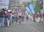 Byron Guamá se impuso en la segunda jornada de la Vuelta al Ecuador.
