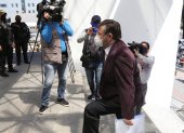 Pasadas las 11:00 se efectuó el acto de disculpas públicas.
