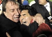 Carlos Salvador Bilardo (i) y Diego Maradona fueron grandes amigos.