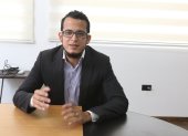 El director ejecutivo de Alfe, Miguel Palacios, en una entrevista con EXPRESO.