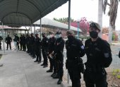 Presencia. 550 servidores policiales se suman a la seguridad en Guayaquil.