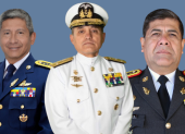 Gustavo Agama, Rafael Poveda y Washington Buñay.