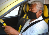"Don Pedro" lleva trabajando como taxista desde hace 22 años.