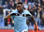 Felipe Caicedo, delantero ecuatoriano del Lazio, estuvo en la clasificación del Lazio.
