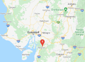 El sismo se registró a 9.65km del cantón Naranjal.