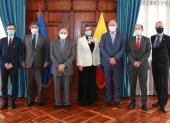 El encuentro contó con la participación del Ministerio de Relaciones Exteriores y los Embajadores de Alemania, España, Francia, Hungría, Italia y la UE en Ecuador.