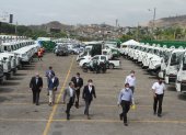 Flota. Ayer fueron entregados los nuevos recolectores de desechos.