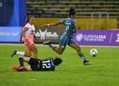Nayeli Bolaños fue una de las figuras de El Nacional y marcó el segundo gol de las Guerreras ante Ñañas.