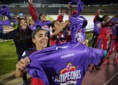 Madelin Riera fue una de las figuras de las Guerreras de El Nacional. La delantera, de 31 años, fue la goleadora de la Superliga femenina y además fue designada como la mejor jugadora de las finales.
