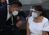 La enfermera mexicana María Irene Ramírez, de 59 años, se convirtió este jueves en la primera de su país y de Latinoamérica en recibir la vacuna de Pfizer-BioNTech.