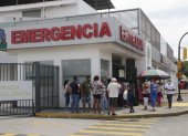 La emergencia del hospital del IESS de Guayaquil ayer, lunes 28 de diciembre de 2020.