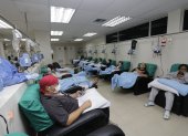 Atención. Los pacientes de cáncer atendidos en el hospital Solca.