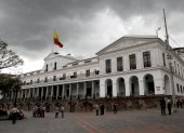 La sede del Ejecutivo ecuatoriano al que aspiran los 16 candidatos.