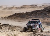 El piloto ecuatoriano Sebastián Guayasamín tuvo problemas en la tercera etapa del rally Dakar.