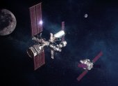Ilustración de una nave Orion acercándose a la estación orbital lunar Gateway
NASA
5/1/2021