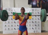 Protagonista. El halterista federado por Zamora fue llamado a la selección nacional y compitió en el Sudamericano y Panamericano en línea que se disputó en diciembre pasado.