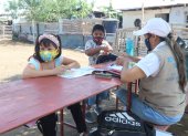 Los tutores que el Municipio de Guayaquil contrató apoyan en la escolaridad de 6.000 niños de Monte Sinaí, quienes en tiempo de pandemia han tenido problemas para continuar con sus estudios.