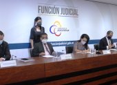 Acto. En el Complejo Judicial Norte se suscribió un convenio para la lucha contra la corrupción.