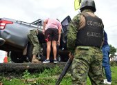 Operativos. En los controles también participaron elementos de las Fuerzas Armadas.