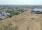 TOMA AEREA DE LA ZONA PANORAMA DE DURAN DONDE LOS HABITANTES SE QUEJAN POR LAS EMPRESA QUE HAY EN EL LUGAR 9 DE DICIEMBRE DEL 2020 GUAYAQUIL-ECUADOR
