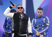 Daddy Yankee en una presentación de su tour 2019.