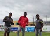 Los jugadores de Aucas siguen entrenándose en el centro deportivo de Chillagallo, junto al estadio Gonzalo Pozo