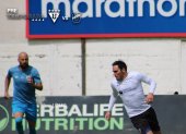 Liga de Quito y UNiversidad Católica tuvieron dos encuentros comprobatorios en el complejo de Pomasqui