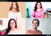 4 mujeres ecuatorianas en un talk show por Youtube