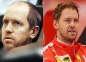 El cambio de aspecto de Sebastian Vettel en menos de tres meses.