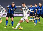 Cristiano Ronaldo generó varias jugadas de peligro. Aprovechó el espacio que dejó la defensa del Inter.