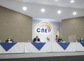 Procedimiento. El pleno del CNE se instaló ayer en audiencia pública de escrutinios para conocer resultados.