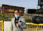 Diego Ordinola, periodista deportivo, sufrió un robo ante las cámaras.