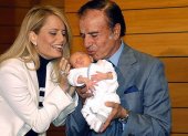 Cecilia Bolocco y Carlos Menem en sus tiempos felices junto a Max.