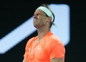 Rafael Nadal se lamenta tras cometer un error no forzado, que al final le pasó factura en el marcador.