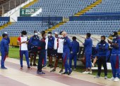 Los jugadores de Olmedo llegaron al estadio Olímpico Atahualpa pero no saltaron a la cancha