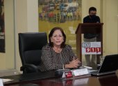 Anuncio. La ministra de Educación Monserrat Creamer informó del retorno semipresencial de las unidades educativas de la zona rural.