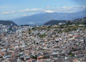 Vista panorámica de la ciudad de Quito, capital de Ecuador.
